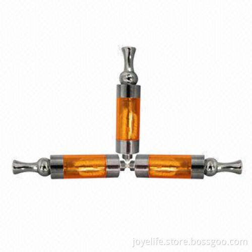E-cigarette dual coil atomizer with ego thread fit for all batteries